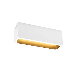 LED Deckenleuchte PIRRO OPAL CEILING SURF 4.0 LED, 4-flammig, 3000K J 12W 220-240VAC DIM , IP20, wei� matt, gold