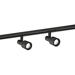 LED 1-phase track spot SARA 1.0, 8W 2700K, dimmable, black
