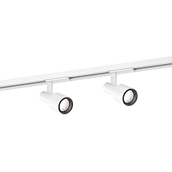 LED 1-phase track spot SARA 1.0, 8W 3000K, dimmable, white