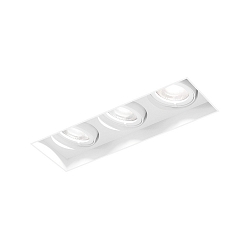 LED Einbaustrahler STRANGE PETIT TRIMLESS 3.0, IP20, 350mA, CRi >90, kardanisch, Clipfedern, 18W 3000K 15�, mattwei�