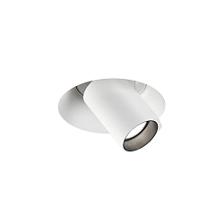 LED Einbaustrahler BLIEK PETIT TRIMLESS CEILING REC 1.0 LED, 1-flammig, 2700K W 6W 350mA 17V CRI90, dreh-/schwenkbar, wei� matt
