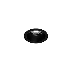 downlight DEEP BIJOU IP65 1.0 rigid, with leaf springs IP65, mat, deep black dimmable