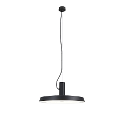 LED Pendelleuchte ROOMOR OFFICE CABLE SUSP 1.0 OPAL LED 4000K B 36W 220-240VAC DALI PUSH DIM , IP20, schwarz matt