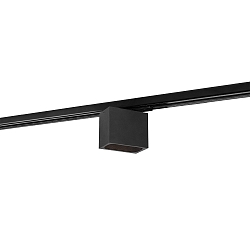 1-phase spot PIRRO OPAL ON TRACK 2.0 incl. 1-phase adapter IP20, black matt dimmable