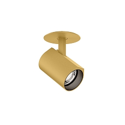 LED Decken-Halbeinbau-Strahler CENO 1.0, 350mA, CRi >90, kardanisch, Blattfedern, 7.6W 2000-3000K (dtw) 31�, gold