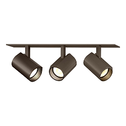 LED Recessed spot CENO 3.0, 3 flames, 3000K, CRi >90, rotatable/swivelling, dimmable, bronze