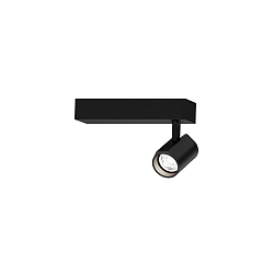 LED Strahler CENO CEILING SURF 1.0 LED, 1-flammig, 2700K B 9W 220-240VAC DIM CRI90, dreh-/schwenkbar, schwarz matt