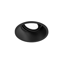 ceiling recessed luminaire DEEP ADJUST 1.0 - LED with leaf springs, cardanic swivelling IP20, black matt dimmable