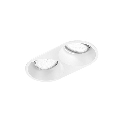 ceiling recessed luminaire DEEP ADJUST 2.0 - LED 2 flames, cardanic swivelling, with wire springs IP20, mat