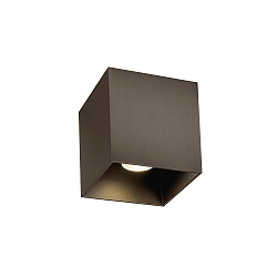LED Deckenleuchte BOX CEILING SURFACE 1.0, IP20, 1-flammig, 8W 2000-3000K, CRi >90, dim2warm, bronze