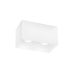 LED Deckenleuchte BOX CEILING SURFACE 2.0, IP20, 2-flammig, 16W 2700K, CRi >90, dim2warm, wei� matt
