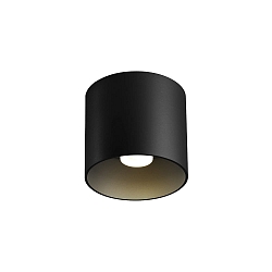 LED Deckenleuchte RAY CEILING SURFACE 1.0, IP20, 1-flammig, 8W 3000K, CRi >90, dimmbar, schwarz matt