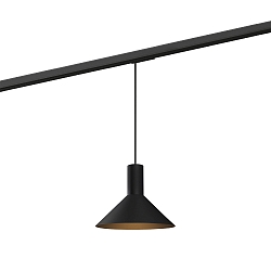 1-phase pendant luminaire ODREY ON TRACK 1.6 incl. 1-phase adapter GU10 IP20, black matt
