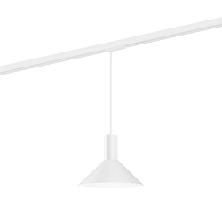 1-phase pendant luminaire ODREY ON TRACK 1.6 incl. 1-phase adapter GU10 IP20, white matt