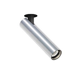 LED Halbeinbaustrahler MATCH TRIMLESS 1.0, 8,1W, IP20, schwenkbar, 2700K, 525lm, schwarz/alu