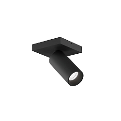 Deckenaufbaustrahler PILLO 1.0 PAR11, GU10, IP20, schwenkbar, schwarz