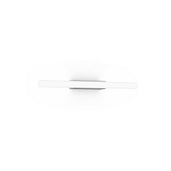 LED Wandleuchte LARRA OPAL 1.0, S14d, 7W, IP20, 2700K, 700lm, alu geb�rstet