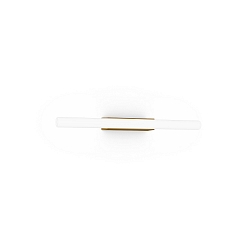 LED Wandleuchte LARRA OPAL 1.0, S14d, 7W, IP20, 3000K, 720lm, champagner