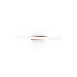 LED Wandleuchte LARRA OPAL 1.0, S14d, 7W, IP20, 2700K, 700lm, kupfer