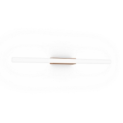 wall luminaire LARRA OPAL 2.0 S14d IP20, copper dimmable