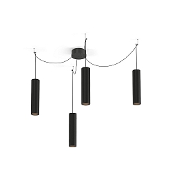 Pendant luminaire RAY MULTI 3.0 PAR16, GU10 max. 12W, black
