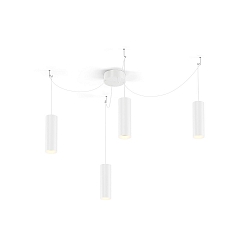 Pendant luminaire RAY MULTI 3.0 PAR16, GU10 max. 12W, white