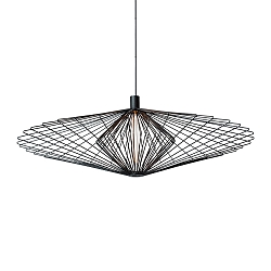 Pendelleuchte WIRO 3.0 DIAMOND CEILING SUSP E27 B 2.6m cable max. 60W T30-300 220-240VAC, IP20, schwarz