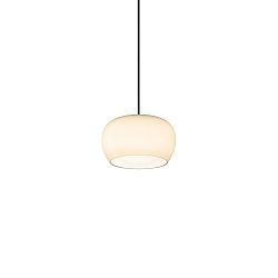 LED Design-Pendelleuchte WETRO 1.0, � 15cm, 1-flammig, 11W 1850-2800K, CRi >90, dim-to-warm, Glas, taupe