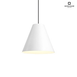LED Design Pendant luminaire SHIEK 4.0,  25cm, 11W 1800-2850K, CRi >90, dimmable, white