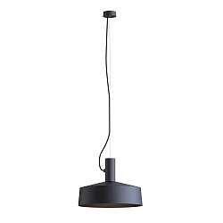 Pendant luminaire ROOMOR 1.0 PAR16, GU10, 250cm, deep black, with shade 3.0