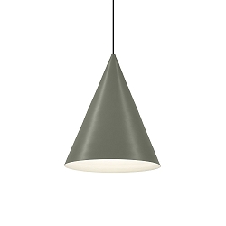LED Design Pendant luminaire DINOR 1.0, � 38cm, 11W 1800-2850K, dimmable, green / grey white