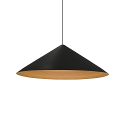 LED Design Pendant luminaire DINOR 3.0, � 76cm, 11W 1800-2850K, dimmable, black gold