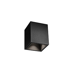 downlight BOX MINI 1.0 square, surface-mounted version IP20, black matt dimmable