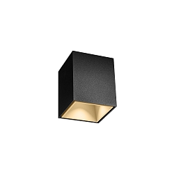 downlight BOX MINI 1.0 square, surface-mounted version IP20, black matt dimmable