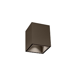 downlight BOX MINI 1.0 square, surface-mounted version IP20, bronze dimmable
