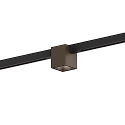 LED Schienenstrahler BOX ON STREX 1.0 LED 3000K B-Q 7W 48V DALI CRI90, bronze