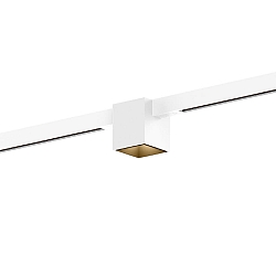 LED Schienenstrahler BOX ON STREX 1.0 LED 3000K W-WM 7W 48V DALI CRI90, wei� matt, champagner