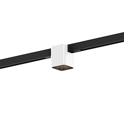 LED Schienenstrahler DOCUS ON STREX 1.0, 25�, 48V, 7W, 2700K, 440lm, IP20, Schiene schwarz / Leuchte wei�/schwarz