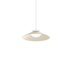 pendant luminaire CLEA 1.0 - � 35CM round, direct / indirect IP20, silk grey dimmable
