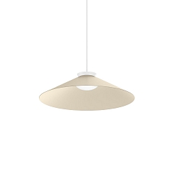 pendant luminaire CLEA 2.0 - � 50CM round, direct / indirect IP20, silk grey dimmable