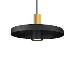 Pendelleuchte ODREY CEILING SUSP 1.2 PAR16 G-B max. 12W GU10 100-240VAC, IP20, gold, schwarz matt