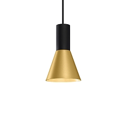 Pendelleuchte ODREY CEILING SUSP 1.3 PAR16 B-G max. 12W GU10 100-240VAC, IP20, schwarz matt, gold