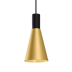 Pendelleuchte ODREY CEILING SUSP 1.5 PAR16 B-G max. 12W GU10 100-240VAC, IP20, schwarz matt, gold