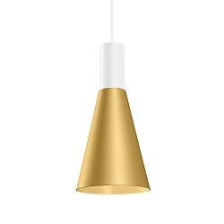 Pendelleuchte ODREY CEILING SUSP 1.5 PAR16 W-G max. 12W GU10 100-240VAC, IP20, wei� matt, gold