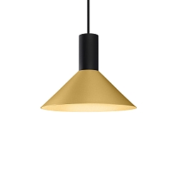 Pendelleuchte ODREY CEILING SUSP 1.6 PAR16 B-G max. 12W GU10 100-240VAC, IP20, schwarz matt, gold