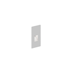 LED Wandeinbauleuchte STRIPE WALL REC 0.4 LED 3000K L 1/2W 350/700mA 3V CRI80, alu geb�rstet