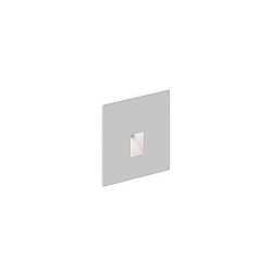 LED Wandeinbauleuchte STRIPE WALL REC 0.7 LED 3000K L 1/2W 350/700mA 3V CRI80, alu geb�rstet