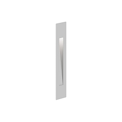 LED Wandeinbauleuchte STRIPE WALL REC 2.2 LED 3000K L 1/2W 350/700mA 3V CRI80, alu geb�rstet