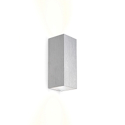 LED Wandleuchte TRAIN 2.0, 2-seitig, 8W 3000K 510lm 36�, CRi >90, dimmbar, aluminium geb�rstet