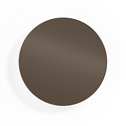 LED Wandleuchte MILES 3.0 ROUND, indirekt, � 26cm, 8W 3000K, CRi >90, dimmbar, bronze